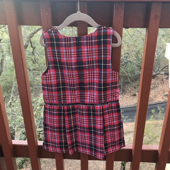 Red Plaid Dress - Picture 2 of 3